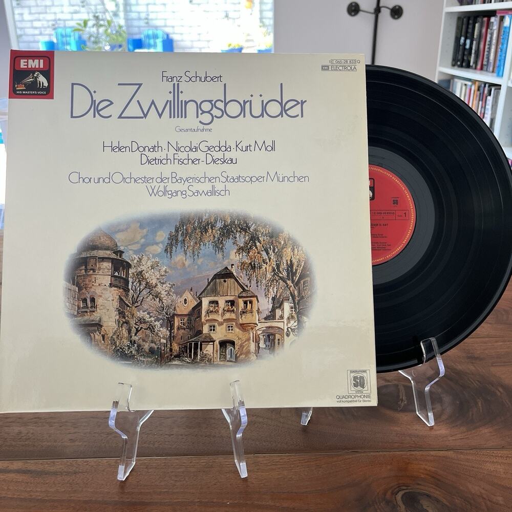 Franz Schubert Die Zwillingsbrüder Vinyl LP 1975 EMI Quadro 065-28 833Q